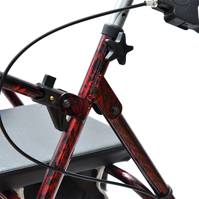 Lightweight Rollator with 8-Inch Wheels