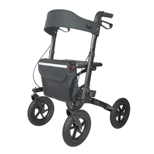 Deluxe Rollator with 12-Inch Wheels