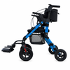  Hot sells Europe style Aluminum lightweight 2-in-1 rollator walker with seat and footrest for disabled and seniors